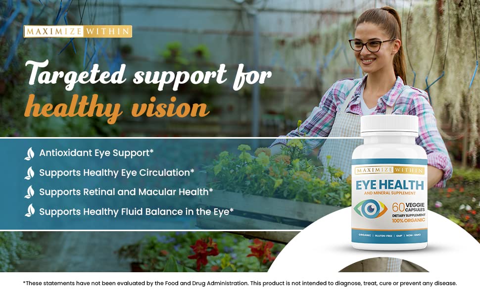 Maximum Slim Maximize Within Eye Health and Mineral Supplement Capsule 60 Count