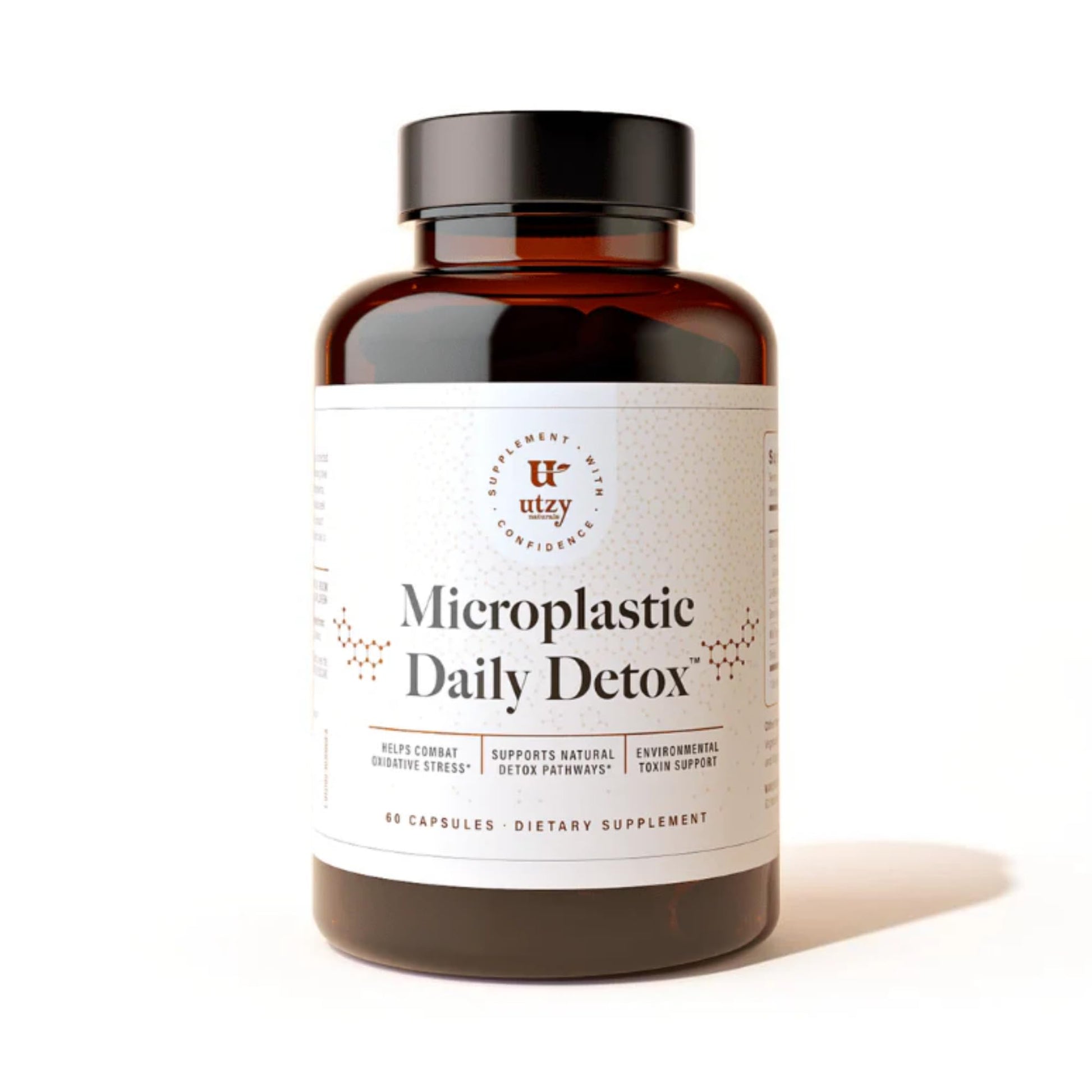 Utzy Naturals Microplastic Daily Detox 60 Capsules