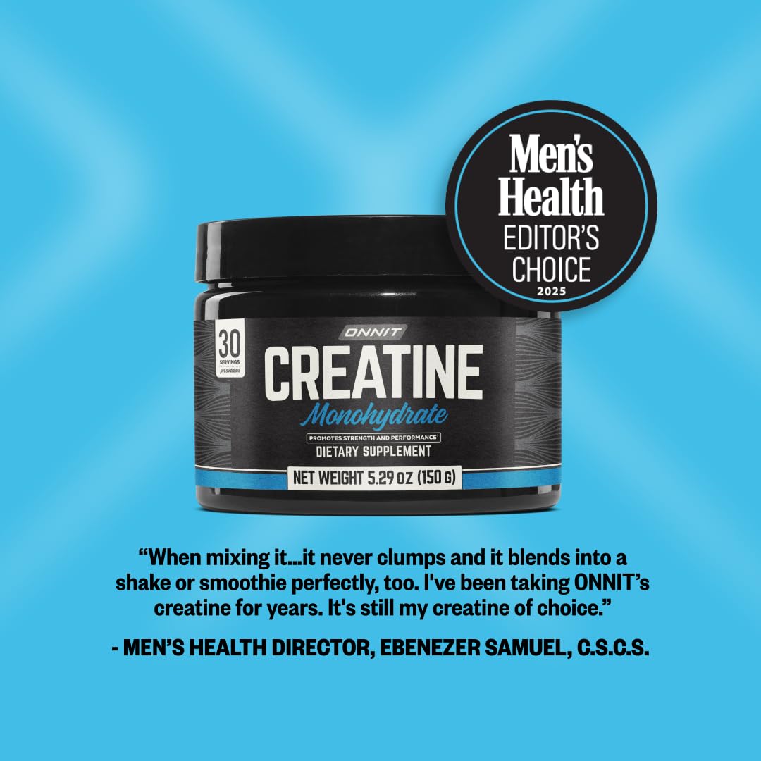 ONNIT Creatine Monohydrate Powder, 5.29 oz