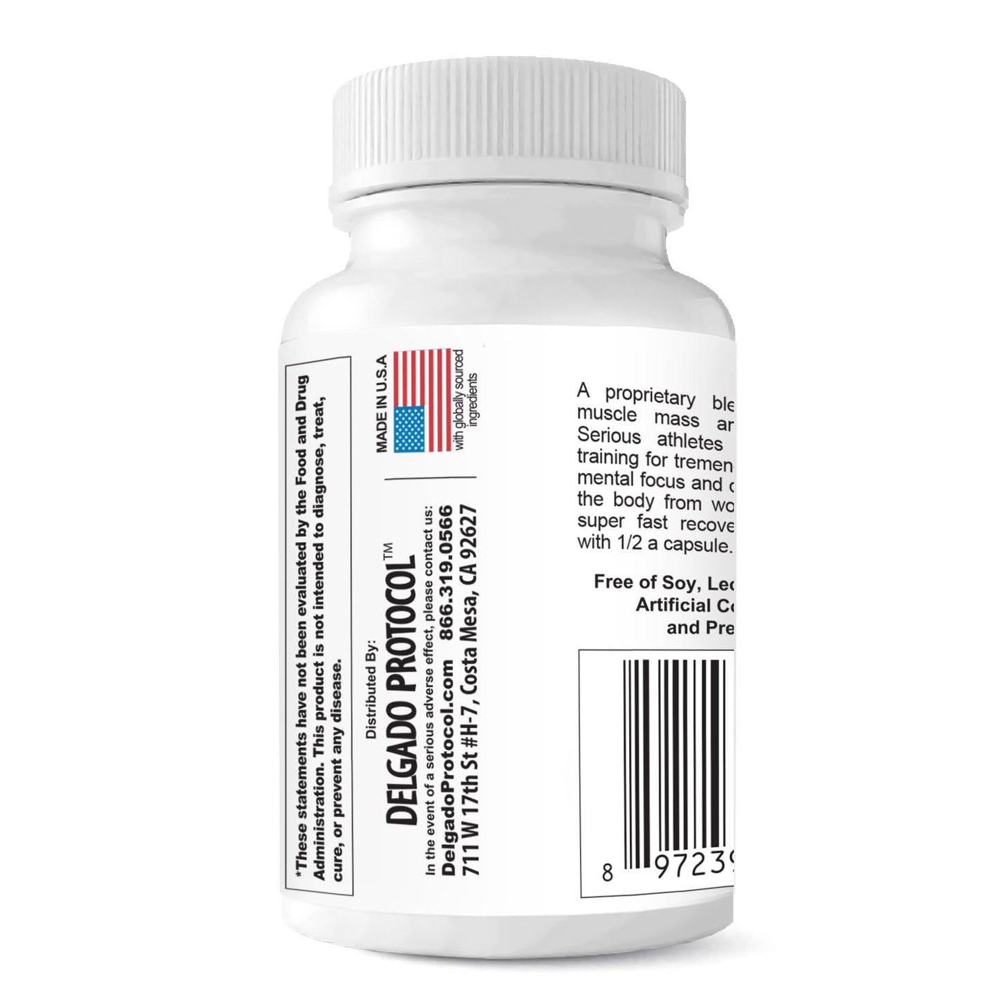 The Delgado Protocol for Health Power & Speed Capsule, 30 Capsules