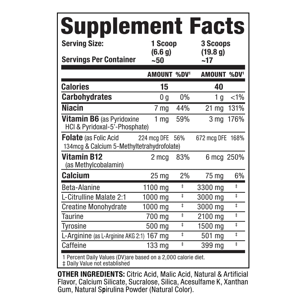 ALLMAX IGNITER Sport Blue Raspberry Powder 11.64 oz