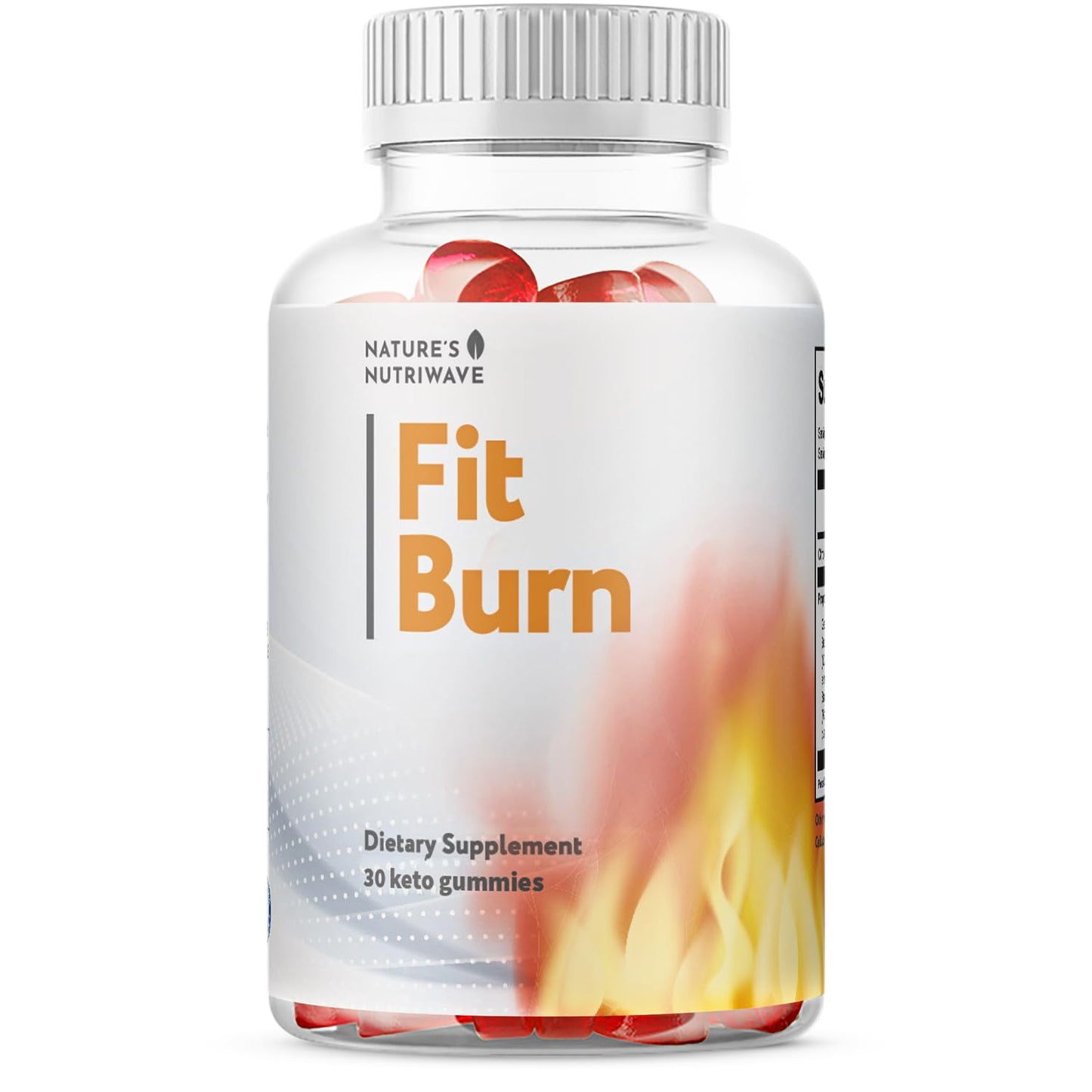 Nature’s NutriWave Fit Burn Gummies – Apple Cider Vinegar & BHB, 30 Count