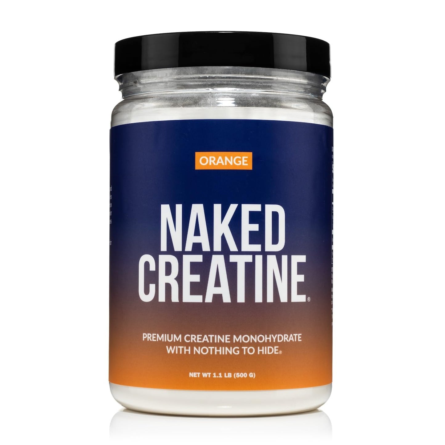 NAKED Pure Micronized Orange Creatine Monohydrate Powder 17.6 oz