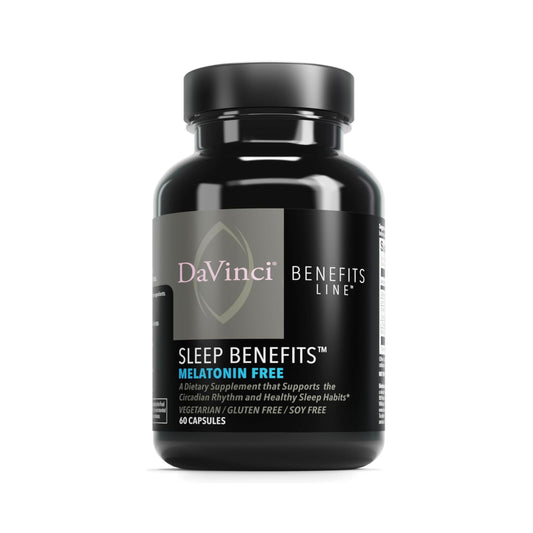 DAVINCI LABS Sleep Benefits Melatonin-Free Sleep Support Supplement, Capsule, 60 Count