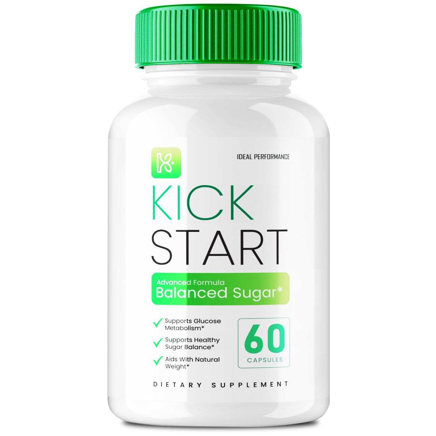 IDEAL PERFORMANCE Kick Start Capsules, 60 Count