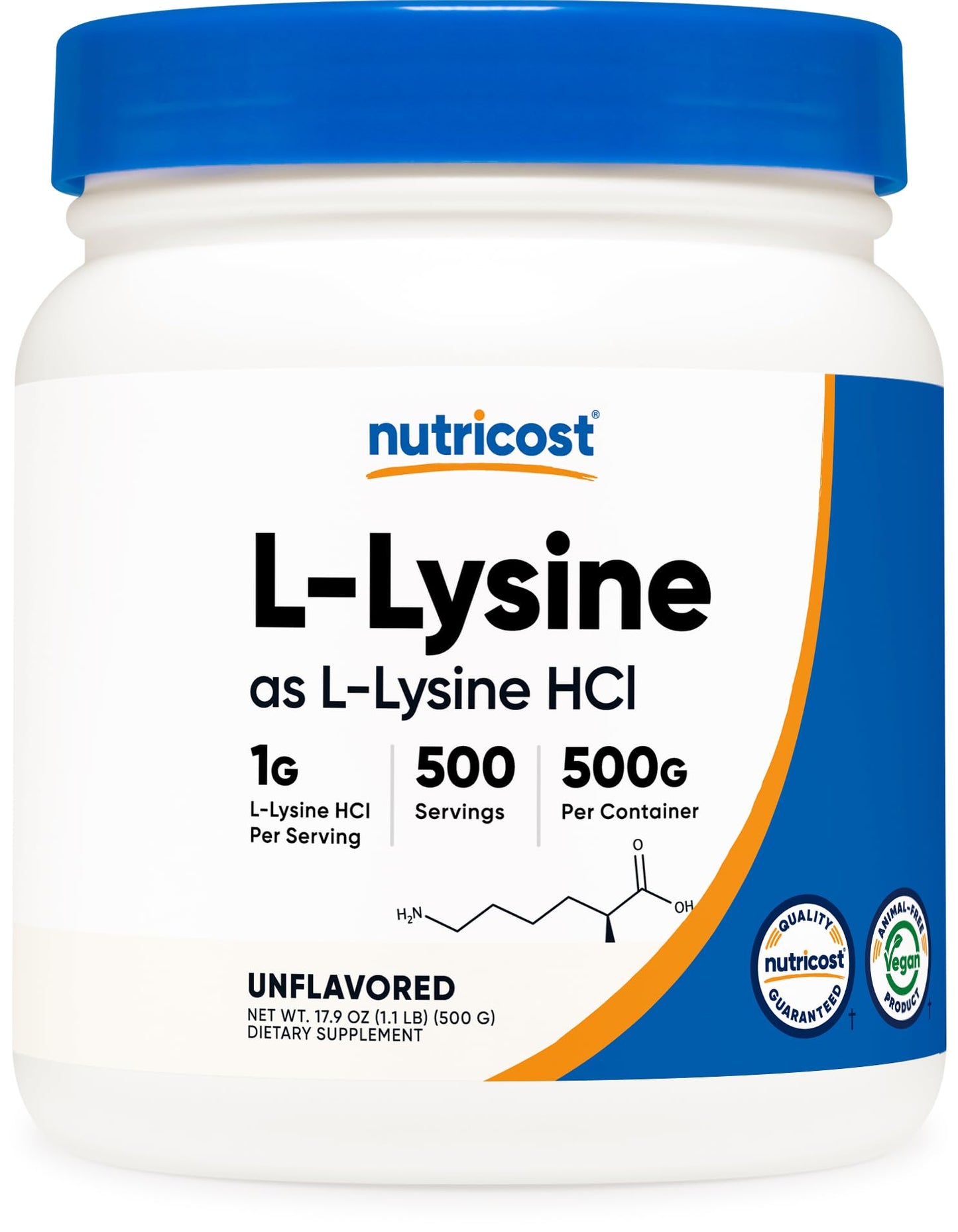 Nutricost L-Lysine Powder 17.9 oz