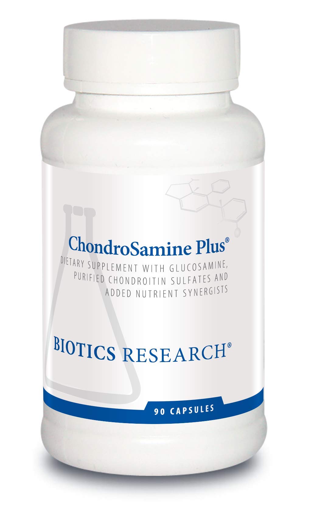 BIOTICS RESEARCH ChondroSamine Plus Glucosamine Plus Chondroitin, MSM, Vitamins and Minerals, Joint & Connective Tissue Support 90 Capsules