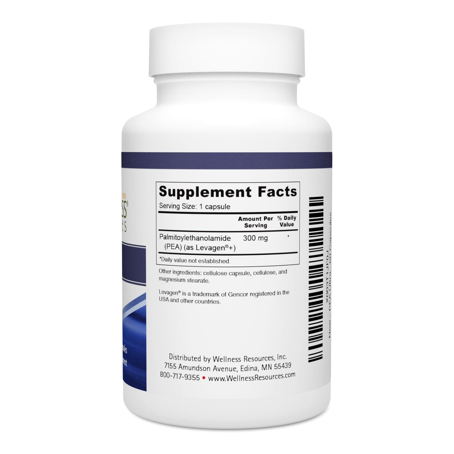 Wellness Resources Pea Ultra with Levagen+ High Absorption Pea Supplement Capsules, 60 Capsules