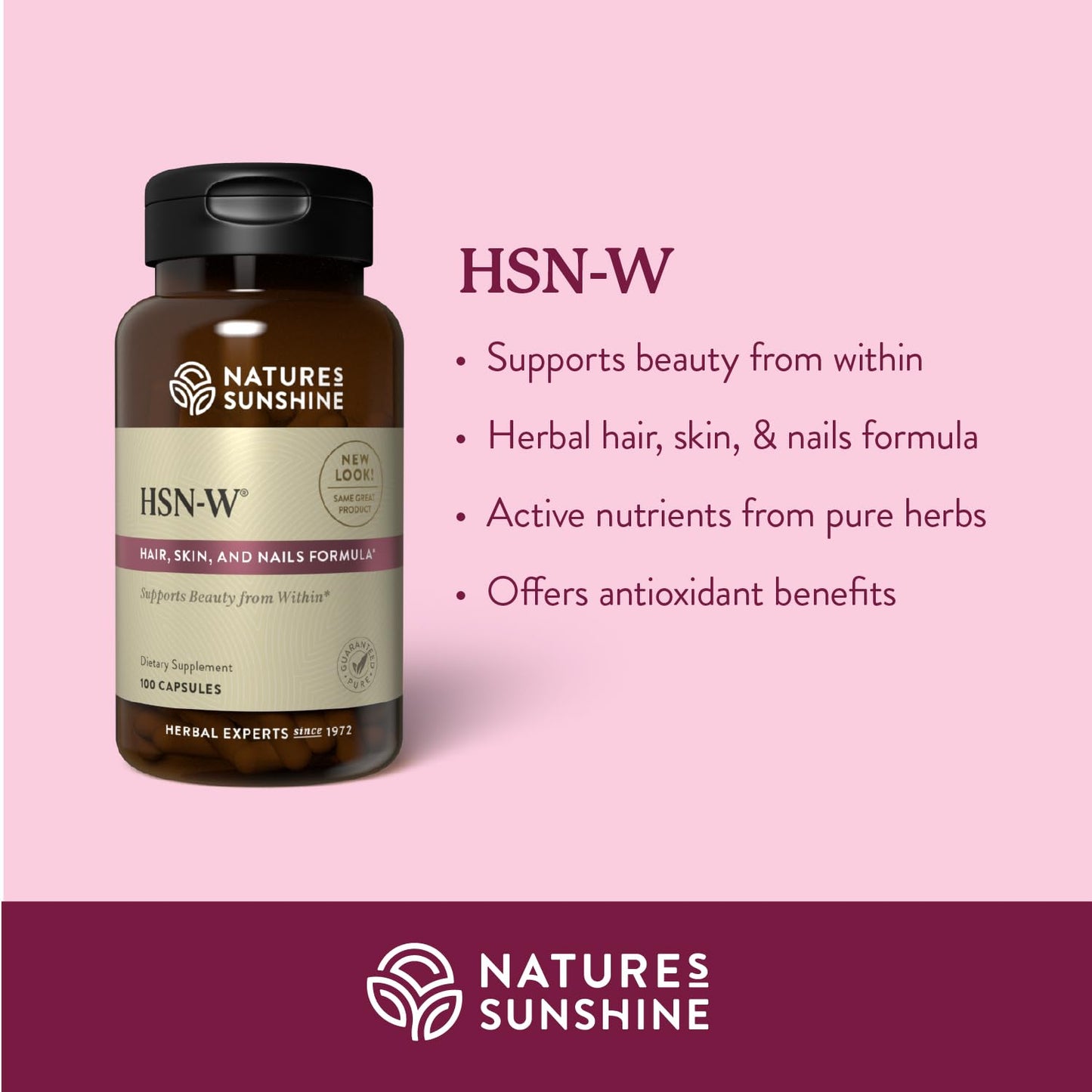 Nature's Sunshine HSN-W 100 Capsules