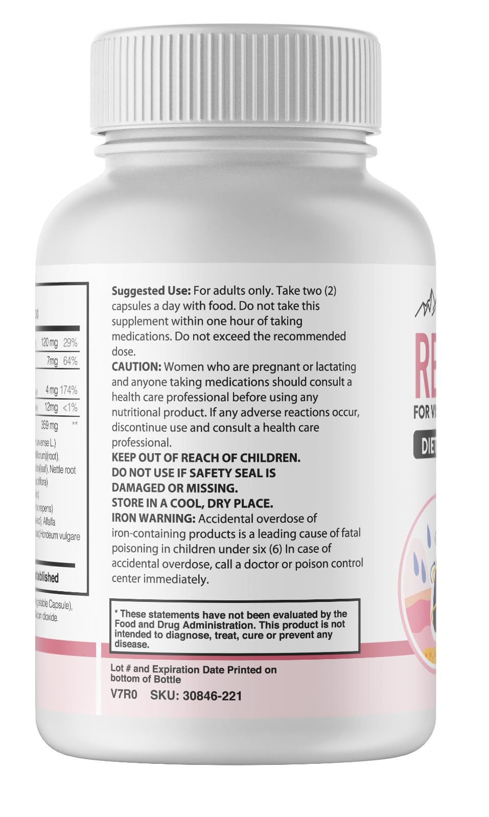 PureFight4U Restolin Hair Support Supplement 60 Capsules