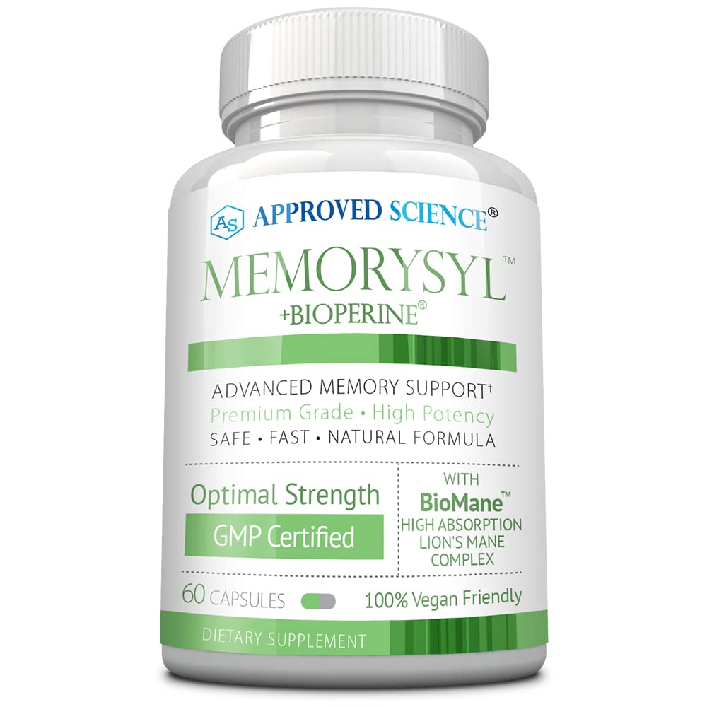 Approved Science MemorySyl Memory Boosting Supplement Capsules, 60 Capsules