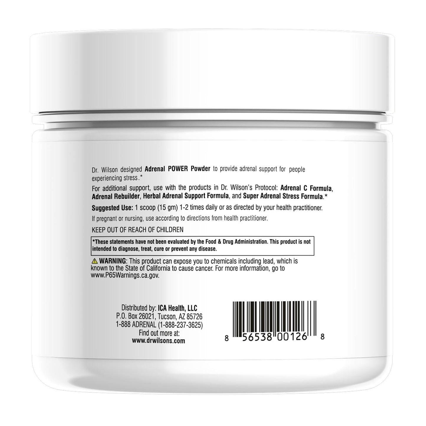 Doctor Wilson's Original Formulations Adrenal Power Powder 15.8 oz