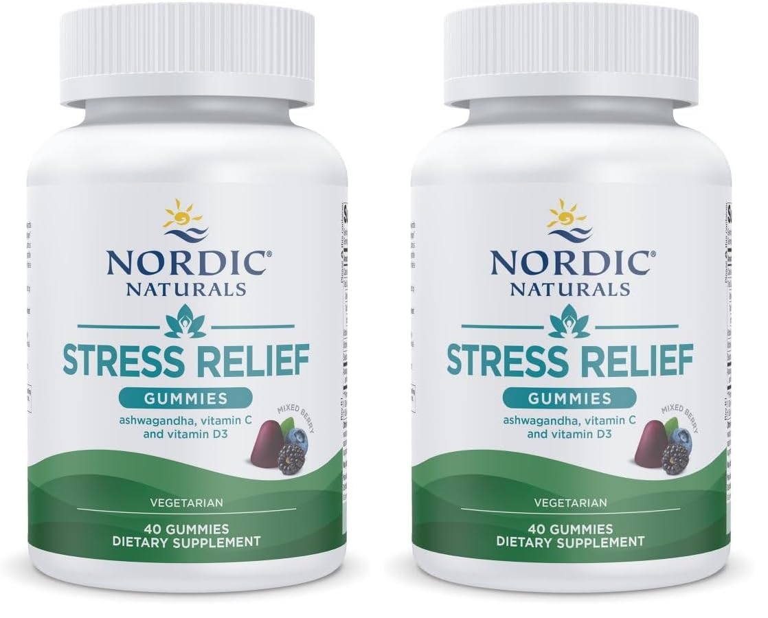 Nordic Naturals Stress Relief Gummies 80 Gummies