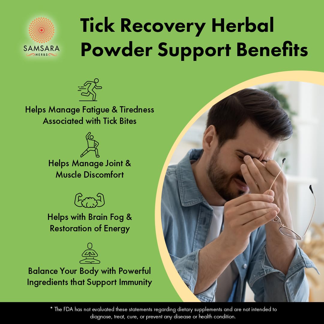 Samsara Herbs Tick Recovery - Herbal Powder Formula Powder 4