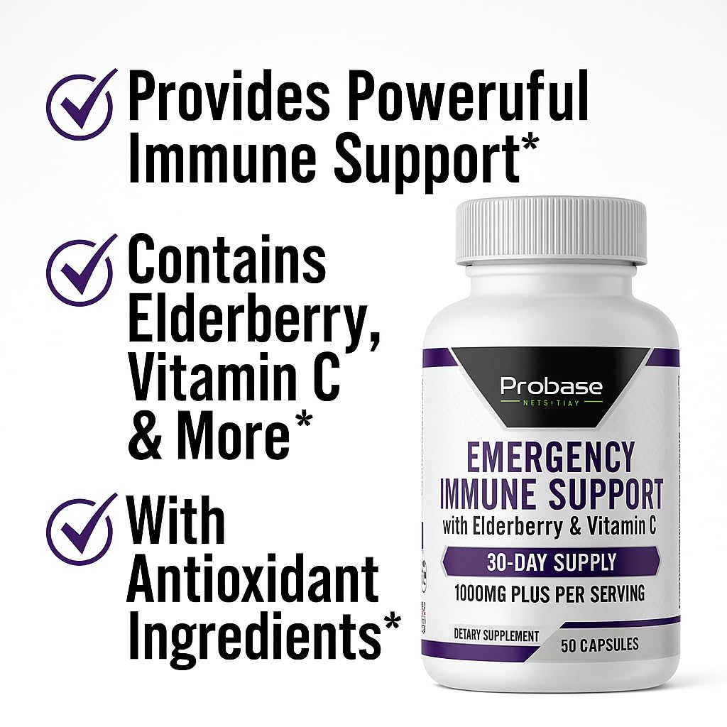 Probase Nutrition Emergency Immune Support 60 Capsules