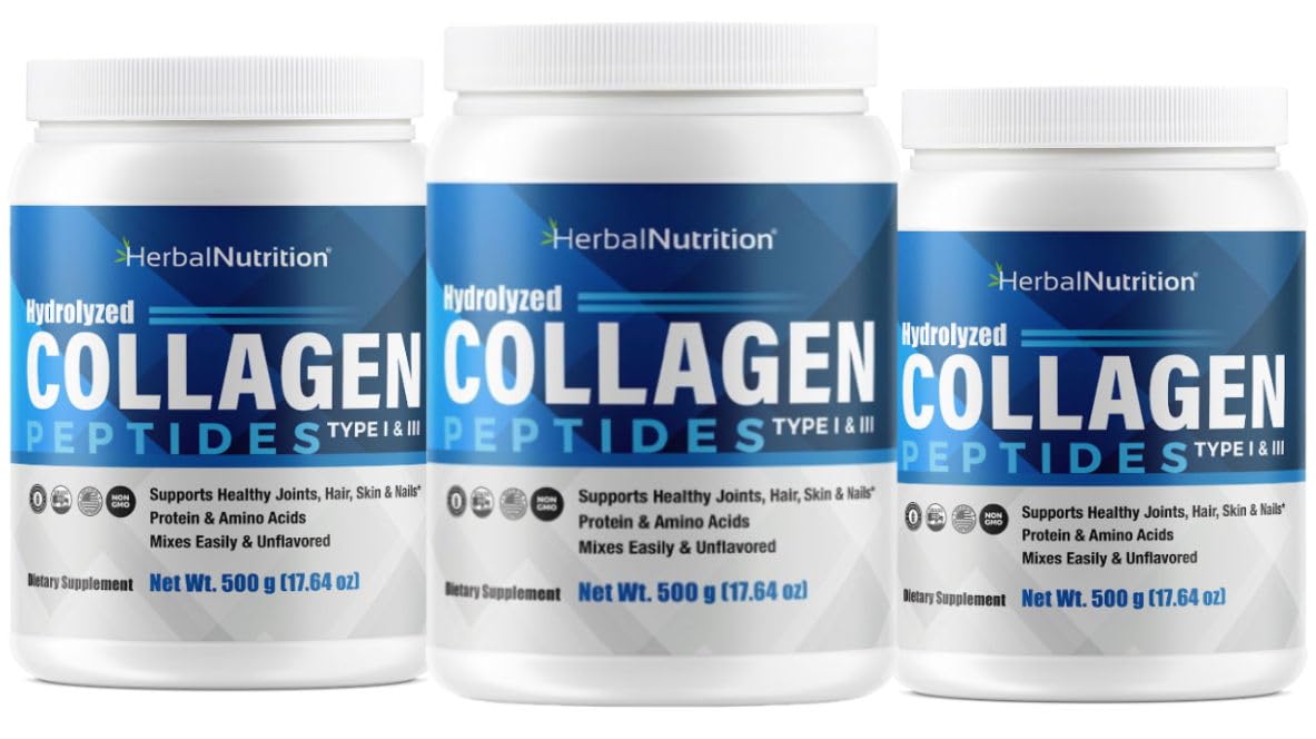 Herbal Nutrition Ultra Pure Collagen Peptides Powder, 40 Servings