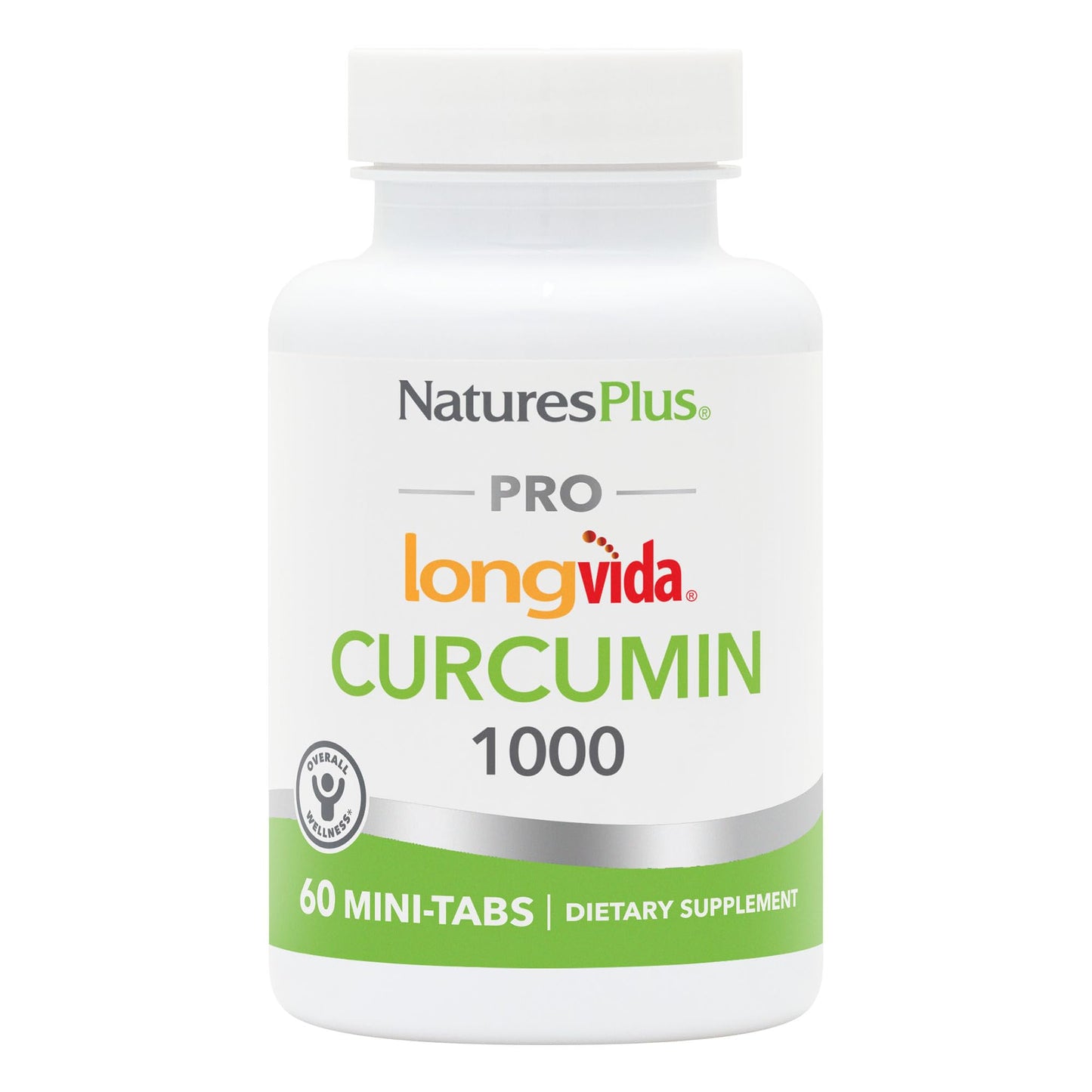 NaturesPlus PRO Longvida Curcumin 1000 mg Tablet, 1 Count