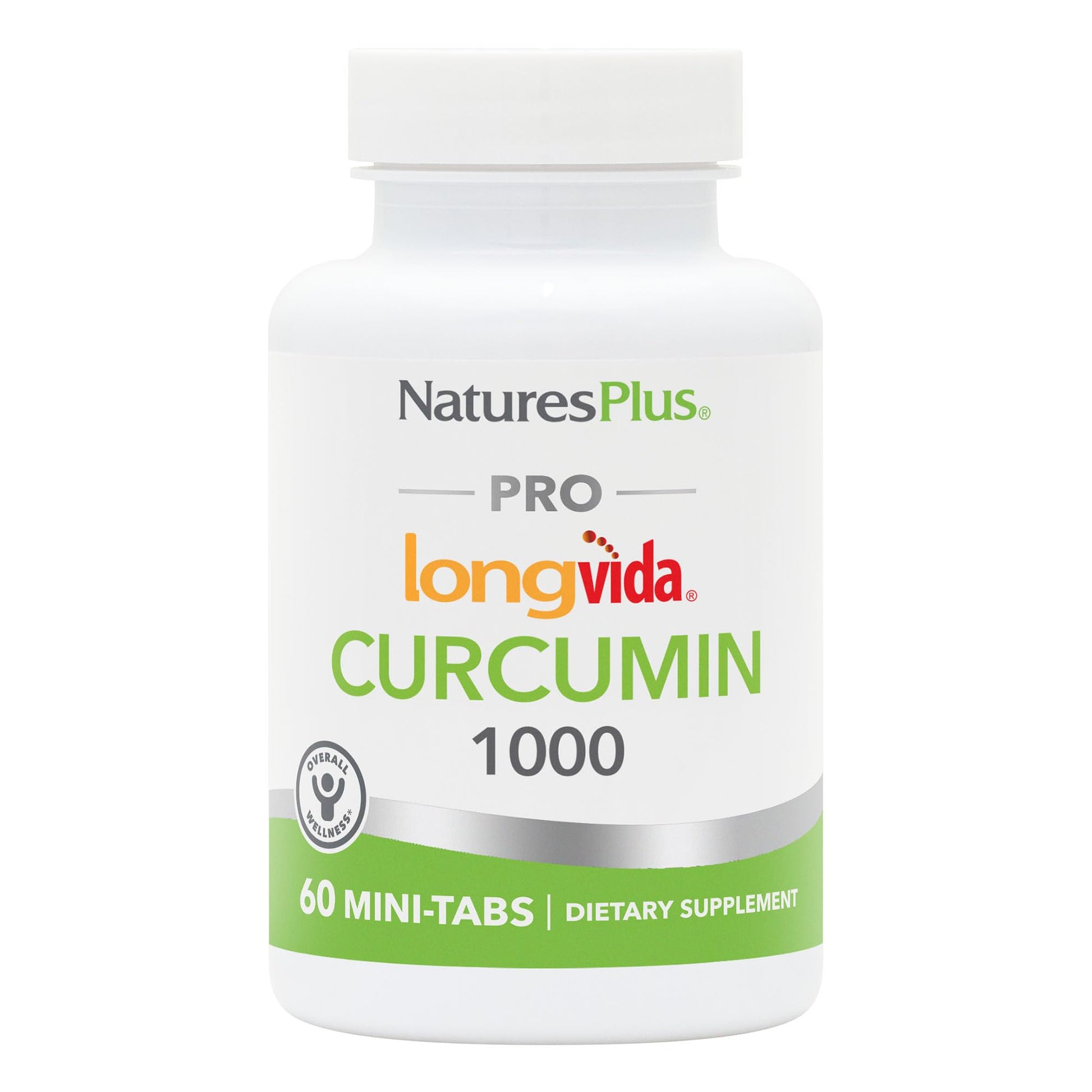 NaturesPlus PRO Longvida Curcumin 1000 mg Tablet, 1 Count