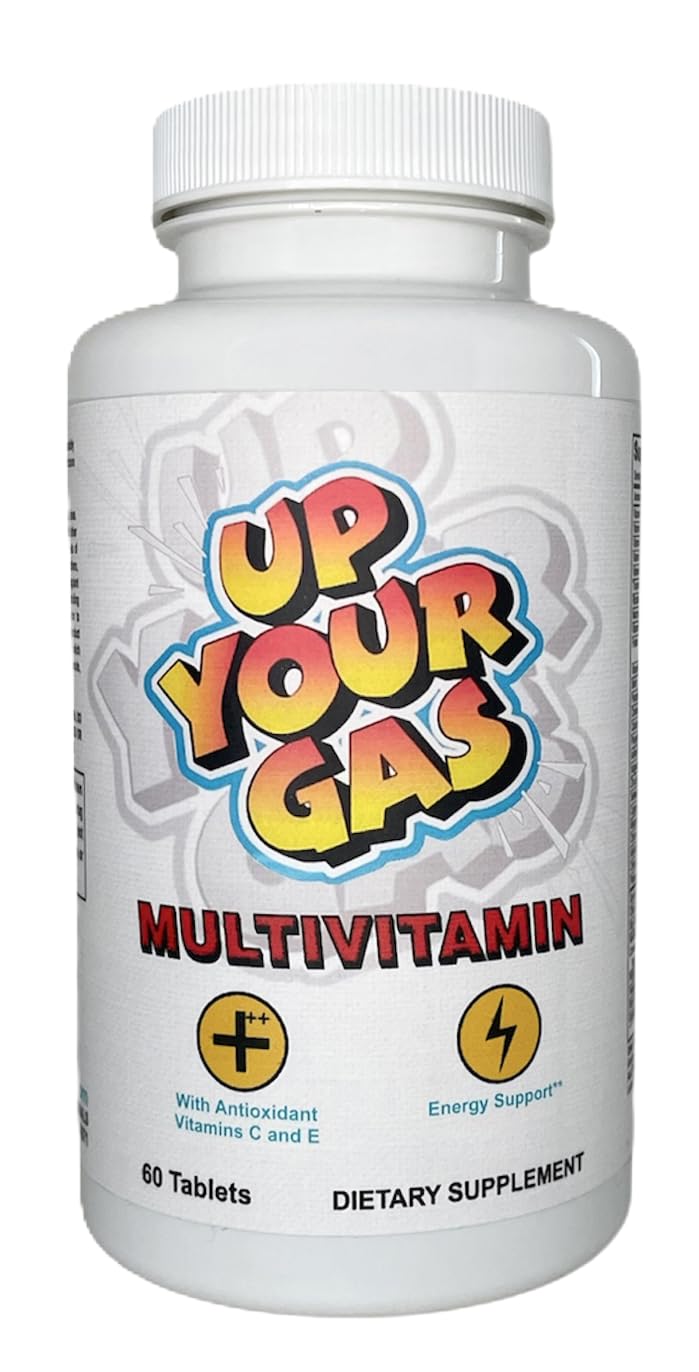 Hot Stuff Nutritionals Up Your Gas Multivitamin Tablets, 60 Count