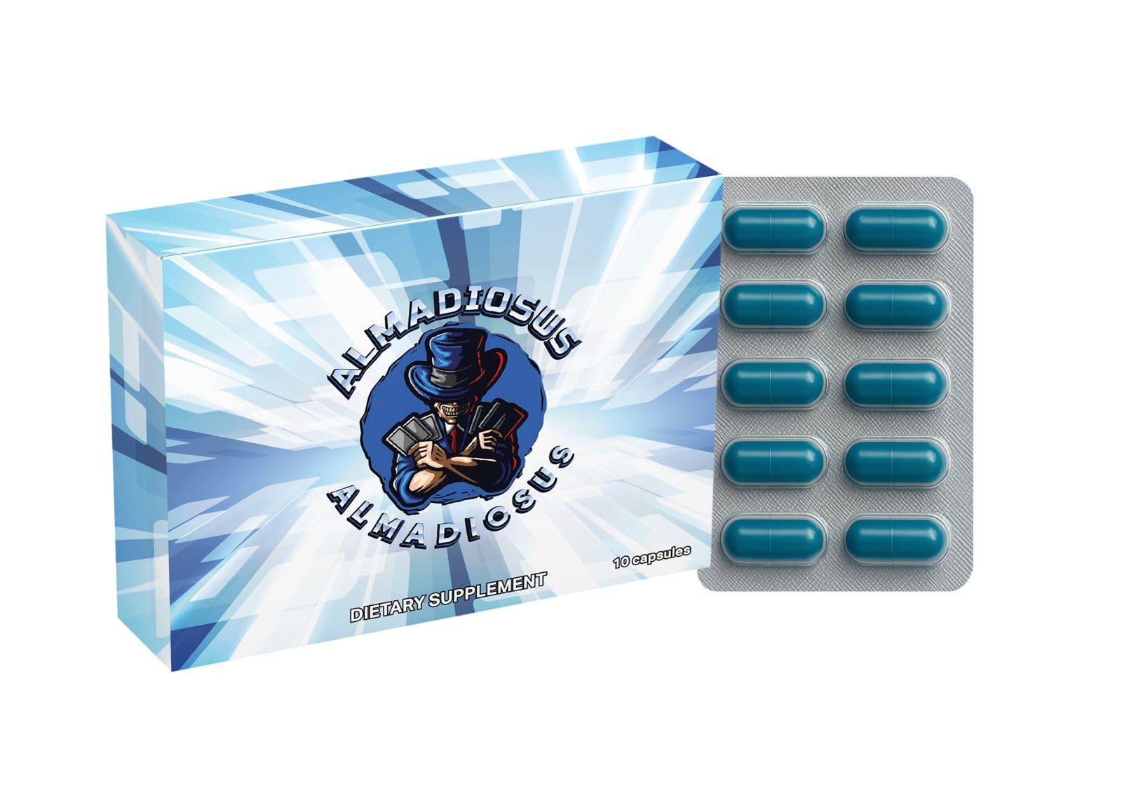 POWERHOUSE FACTORY Men’s Vitality & Energy Support Capsules, 10 Capsules