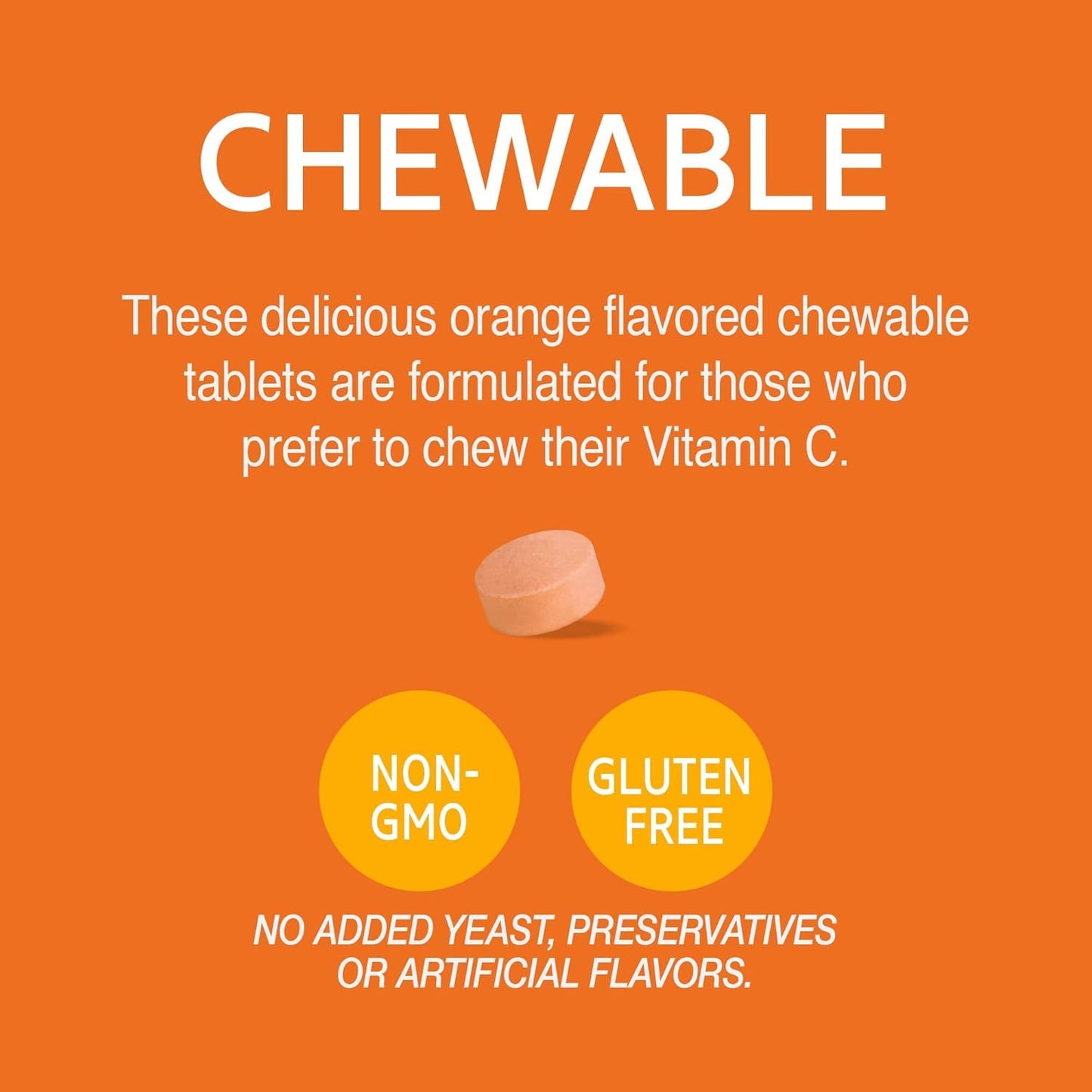 21st Century C-500 Orange Chewables, 330 Chewables