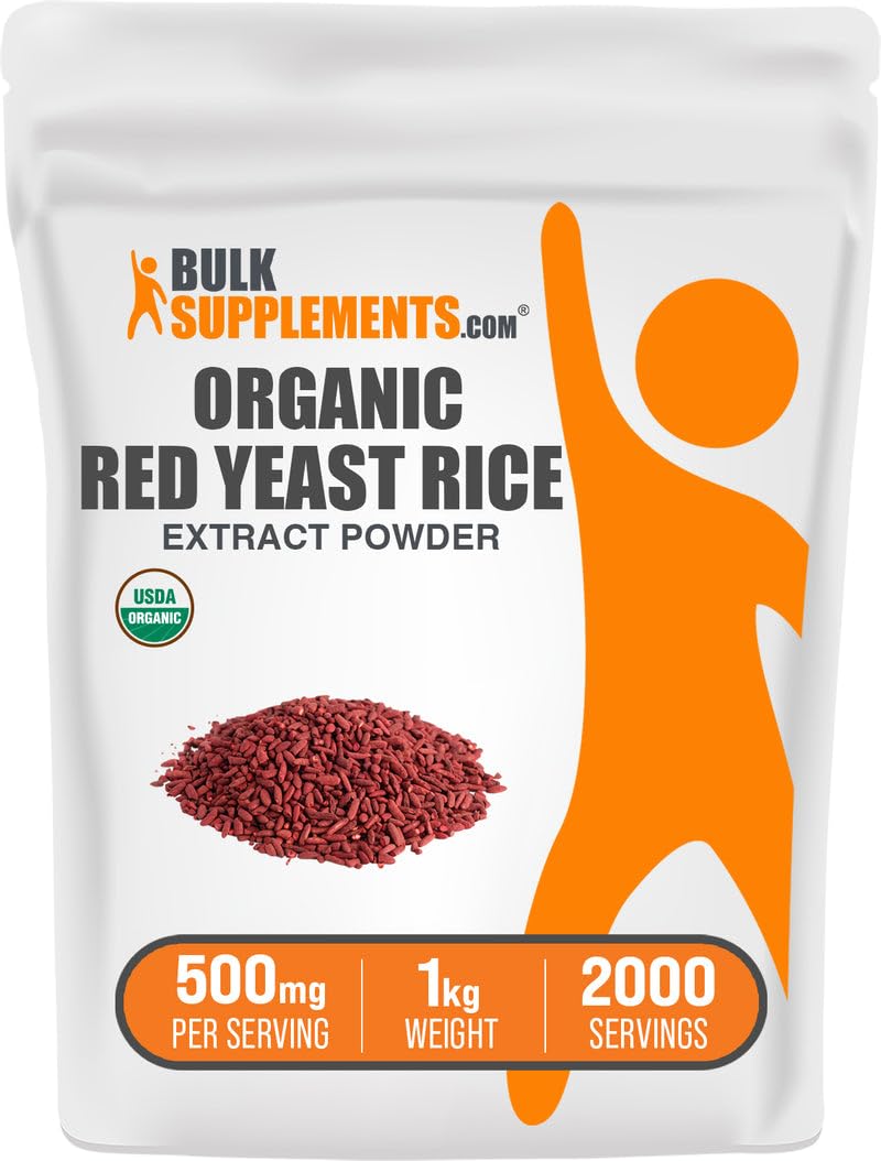 BulkSupplements Organic Red Yeast Rice Extract Powder 35.2 oz
