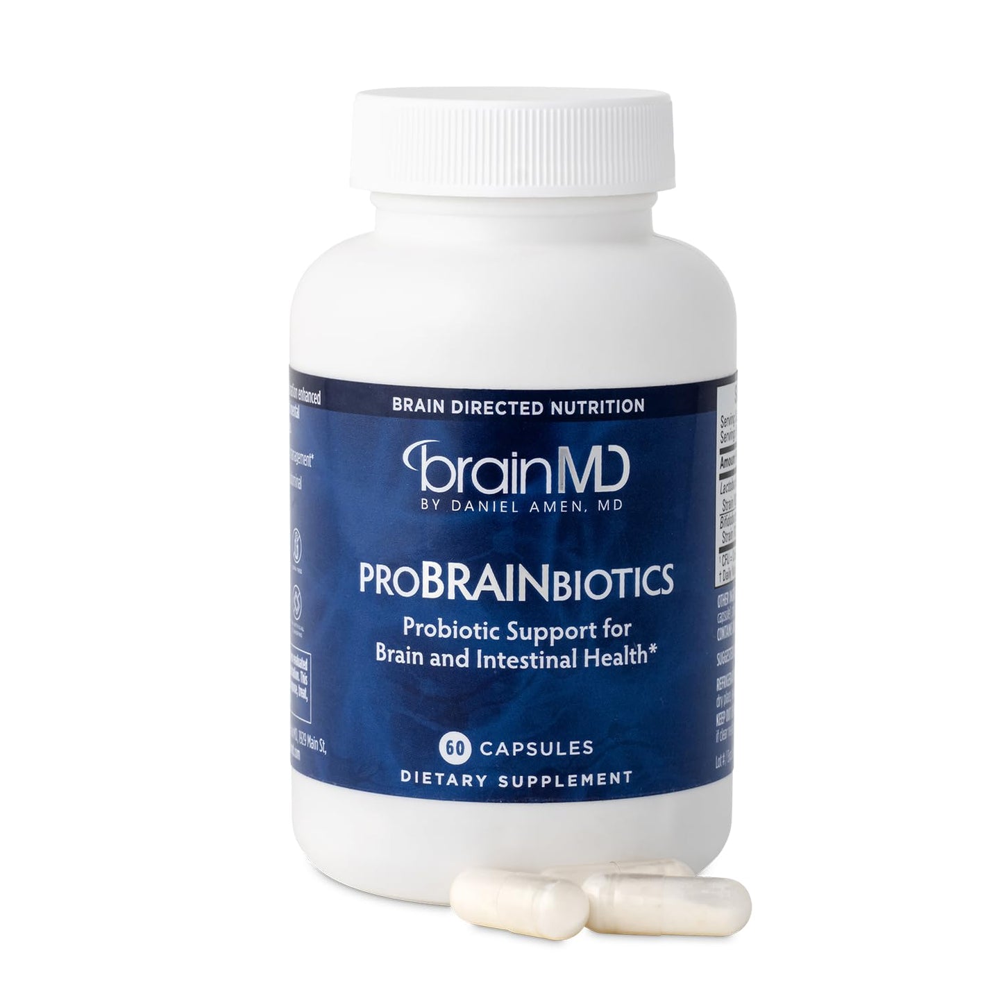 BRAINMD Dr Amen ProBRAINbiotics Capsules, 60 Count