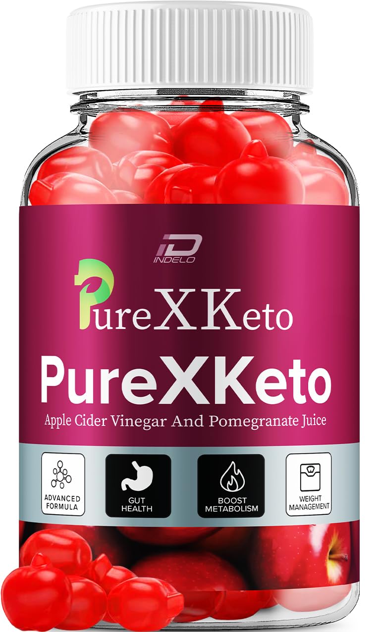Indelo PureXKeto ACV Dietary Supplement Gummies, 60 Count