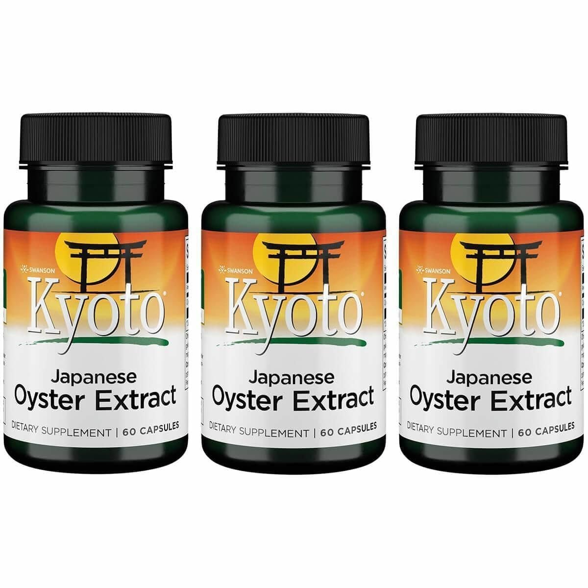 Swanson Kyoto Japanese Oyster Extract Capsules, 180 Count