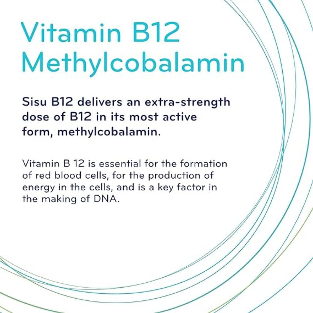 SISU B12 5000mcg Capsule, 60 Count