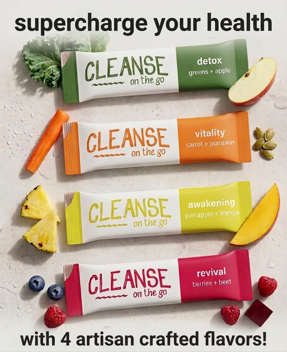 CLEANSE on the go 3 Day Juice Cleanse Powder 7.56 oz