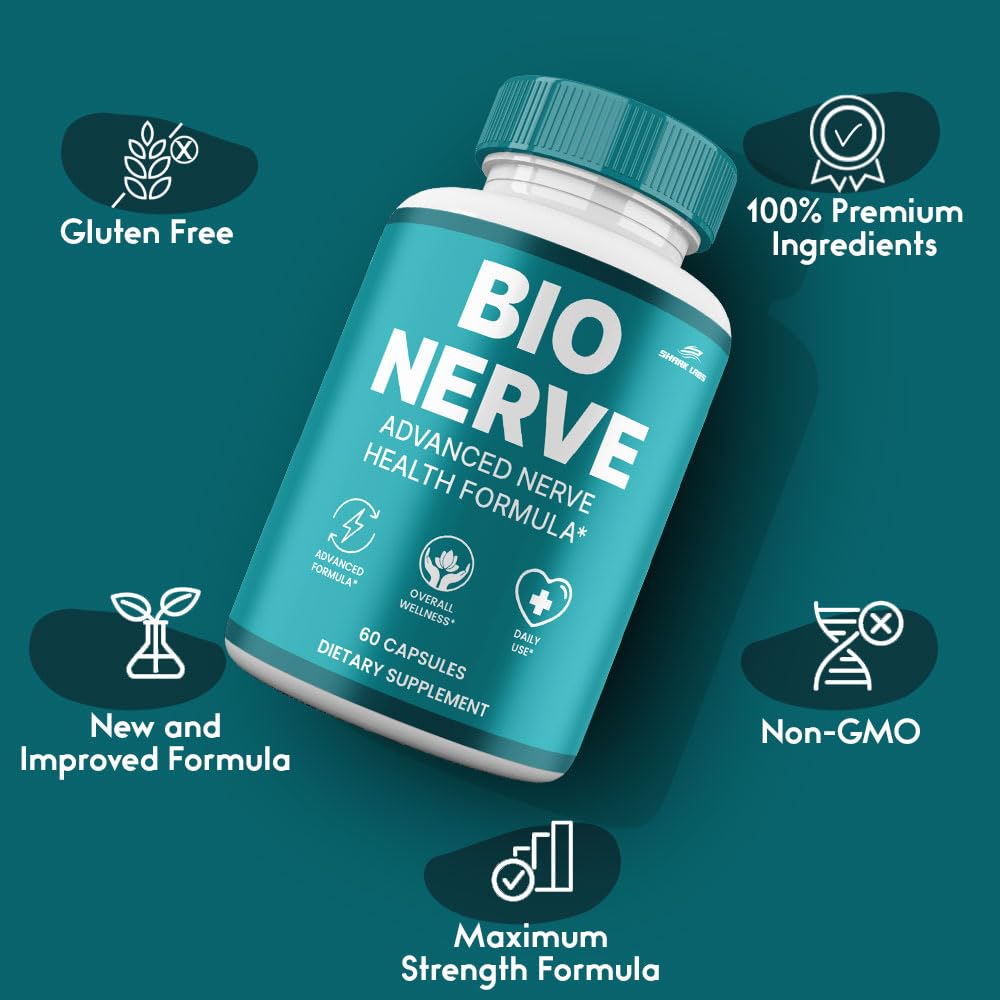 Shark Labs BioNerve Capsules, 60 Count