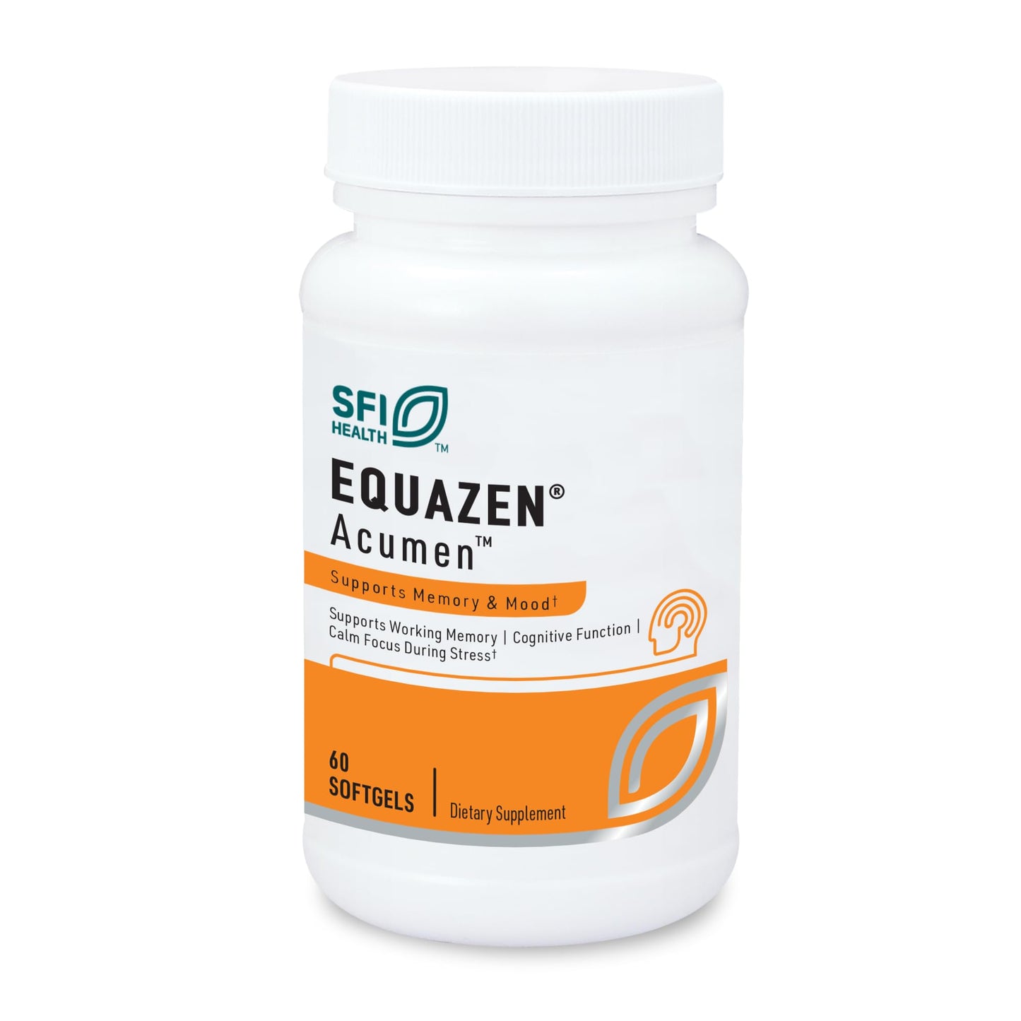 SFI Health Acumen Cognitive Support with Bacopa Monnieri Extract Capsules, 60 Capsules