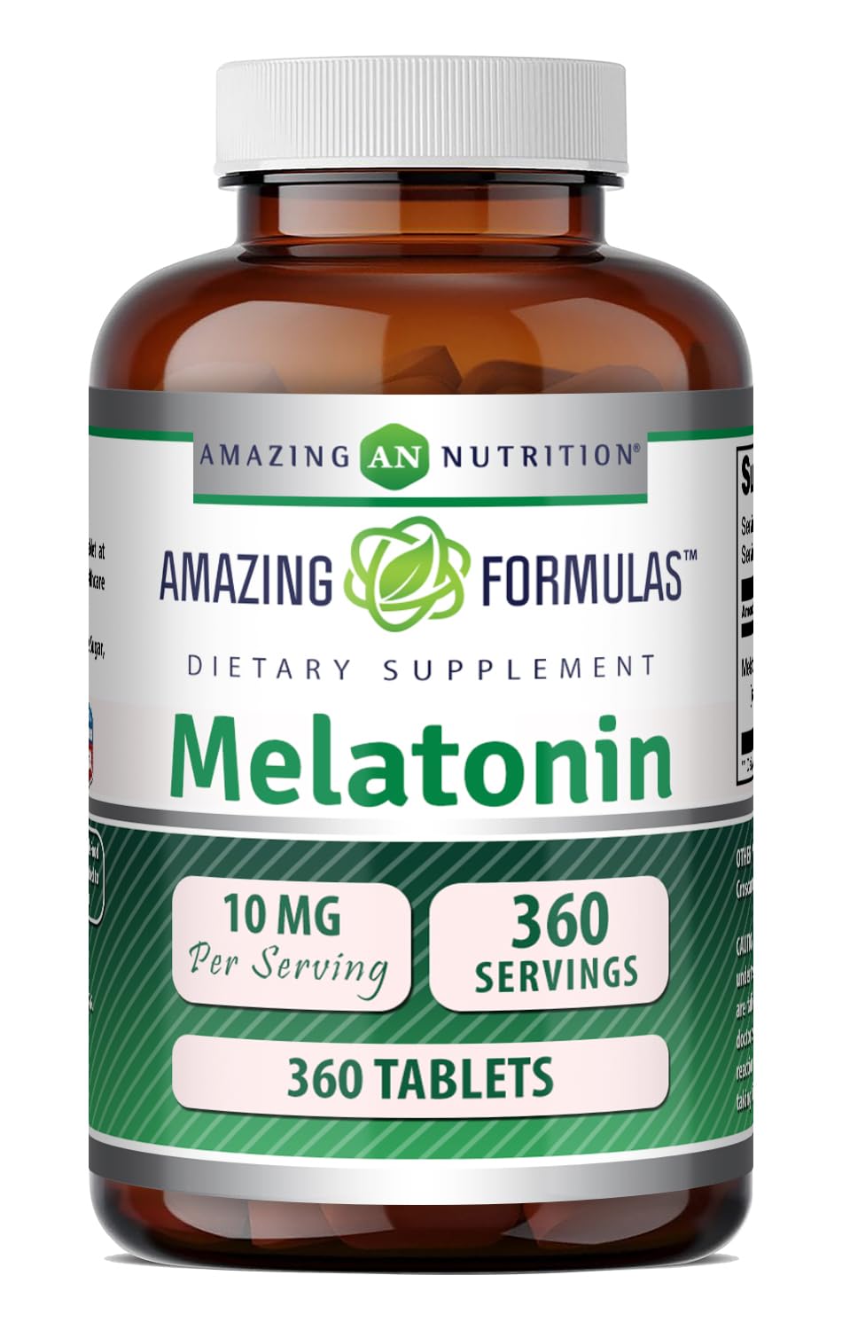 Amazing Nutrition Melatonin 10mg Tablets 360 Tablets