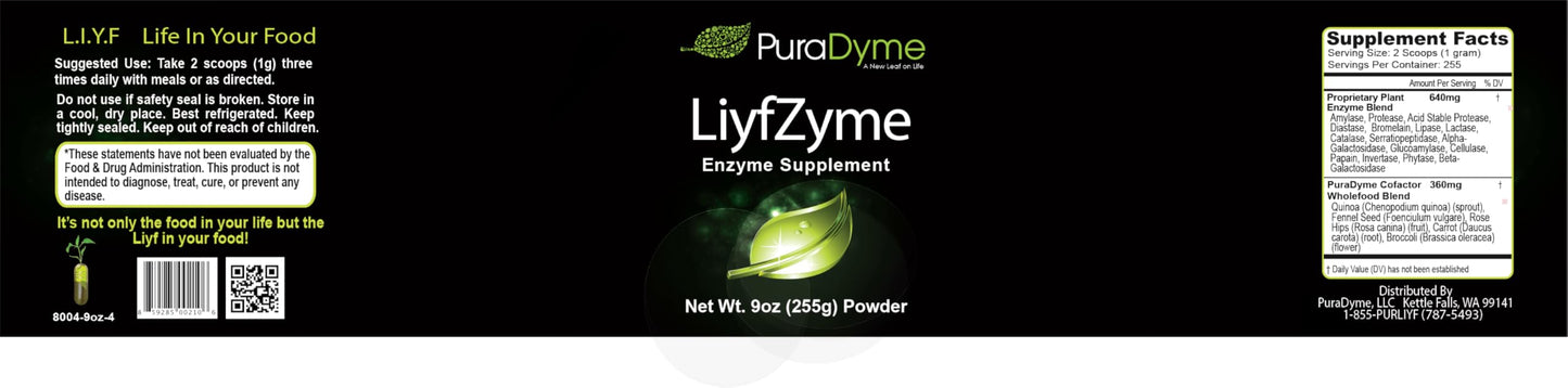PuraDyme LiyfZyme Powder 30