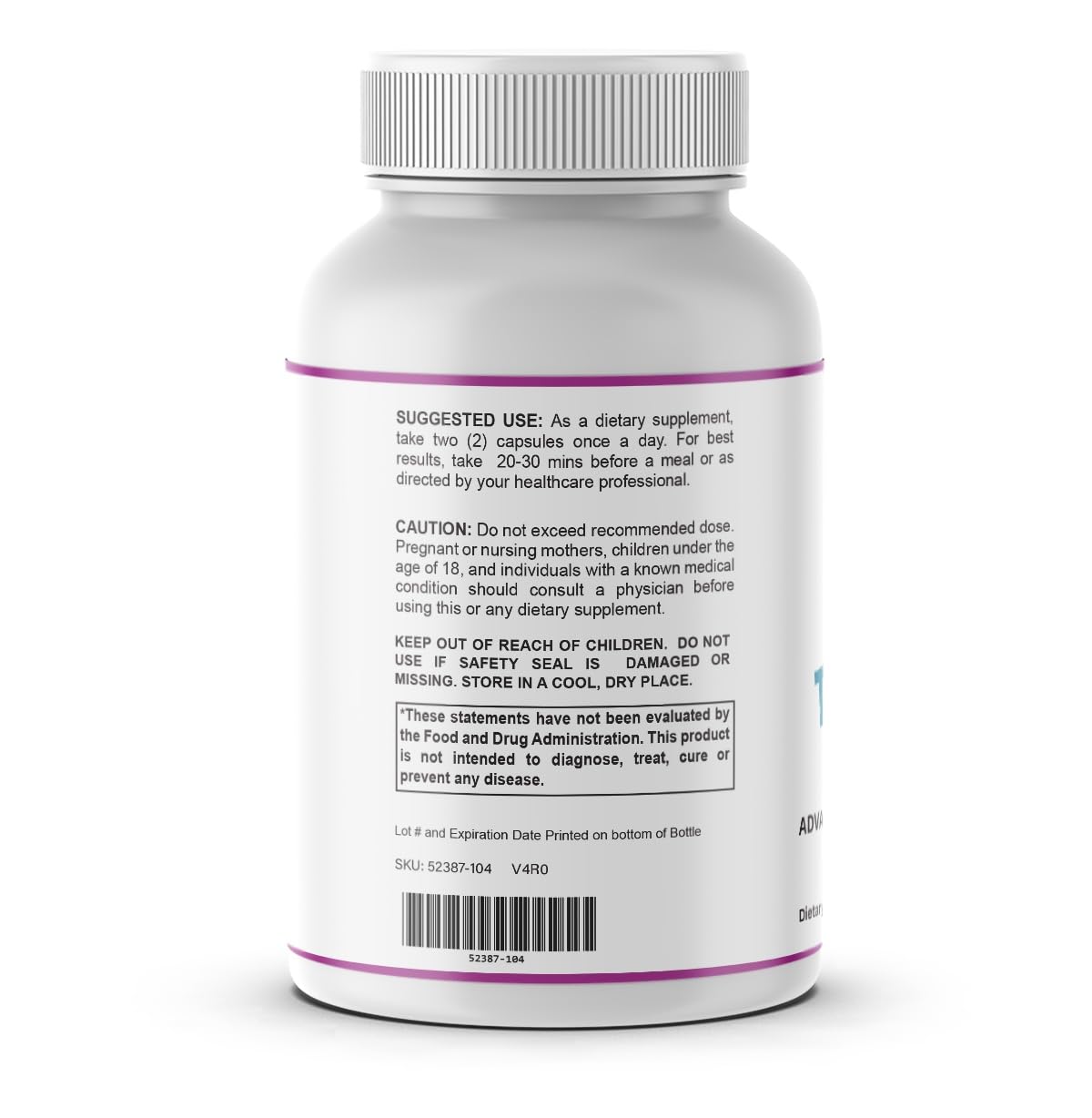 Fitness InspireWays Meta Trim Max Official Premium All Natural Daily Health Support Capsules 60 Count