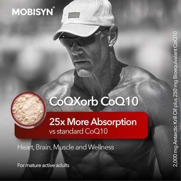 Mobisyn Omega 3 with CoQ10 Antarctic Krill Oil Softgel 60 Softgels