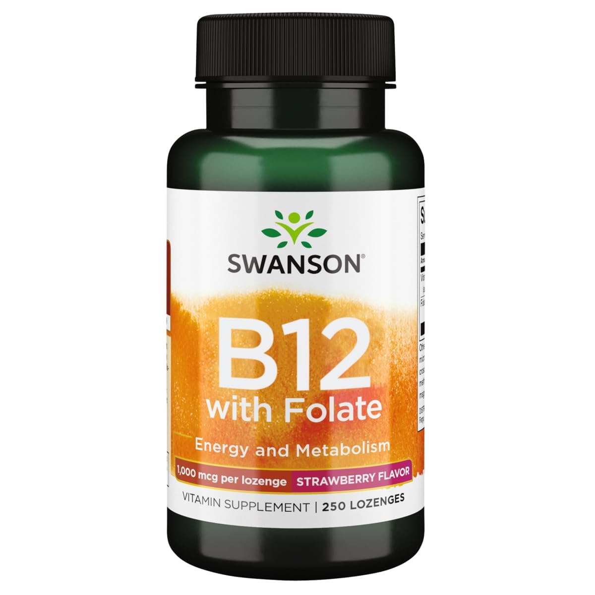 Swanson Vitamin B-12 Lozenges VEGAN LOZENGES 250 Count