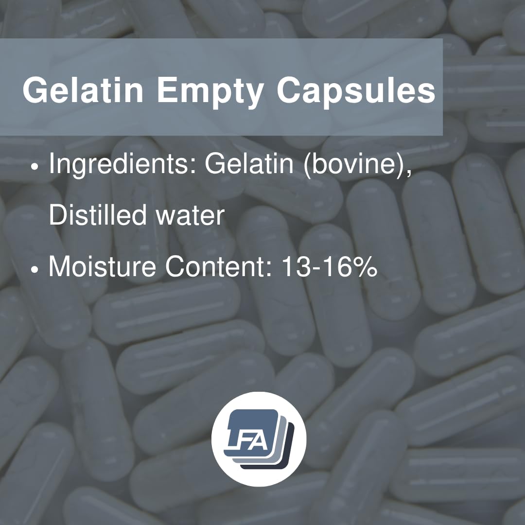 LFA Tablet Presses Empty Gel Capsules 1000 Count