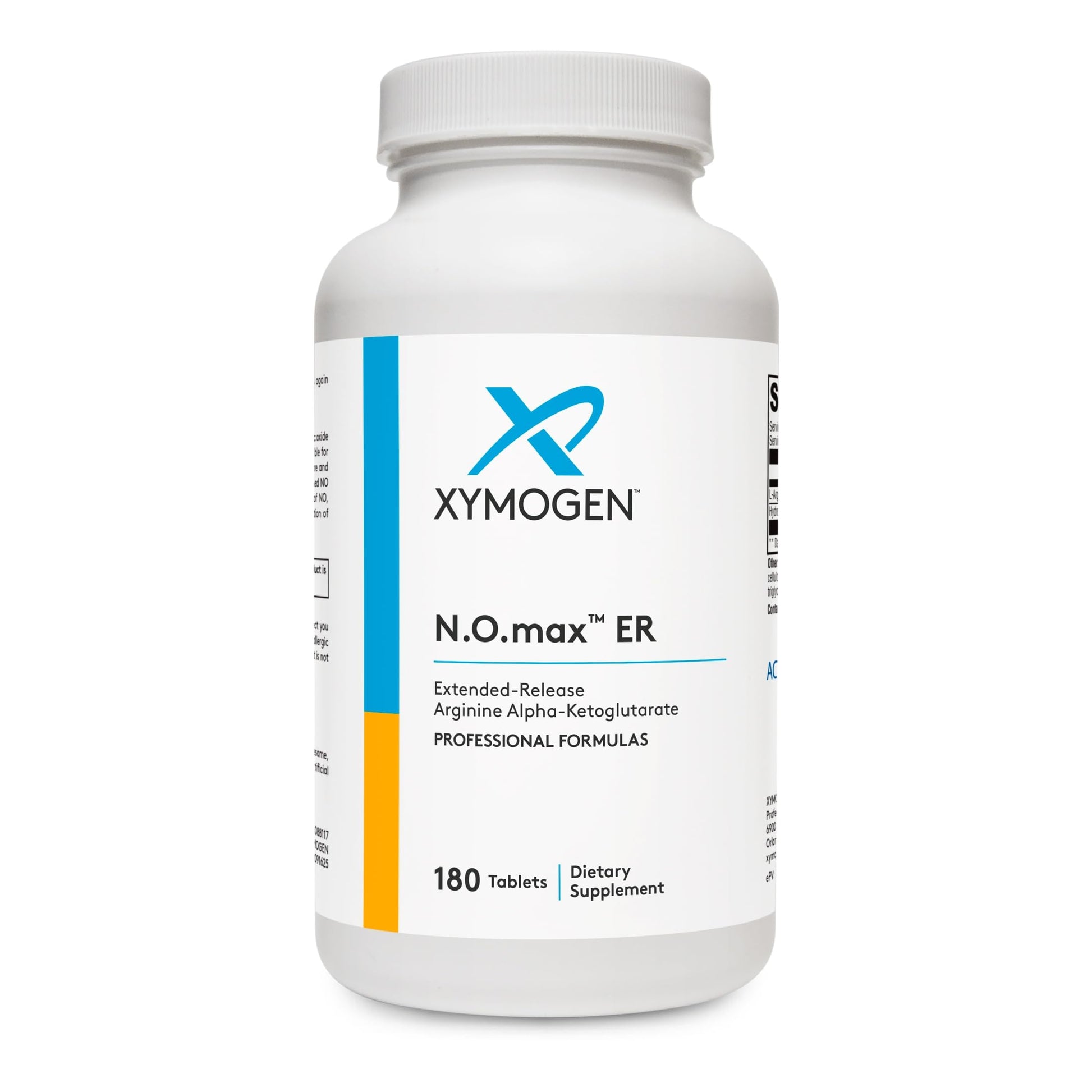 XYMOGEN N.O.max ER Arginine Alpha-Ketoglutarate Nitric Oxide Precursor 180 Tablets