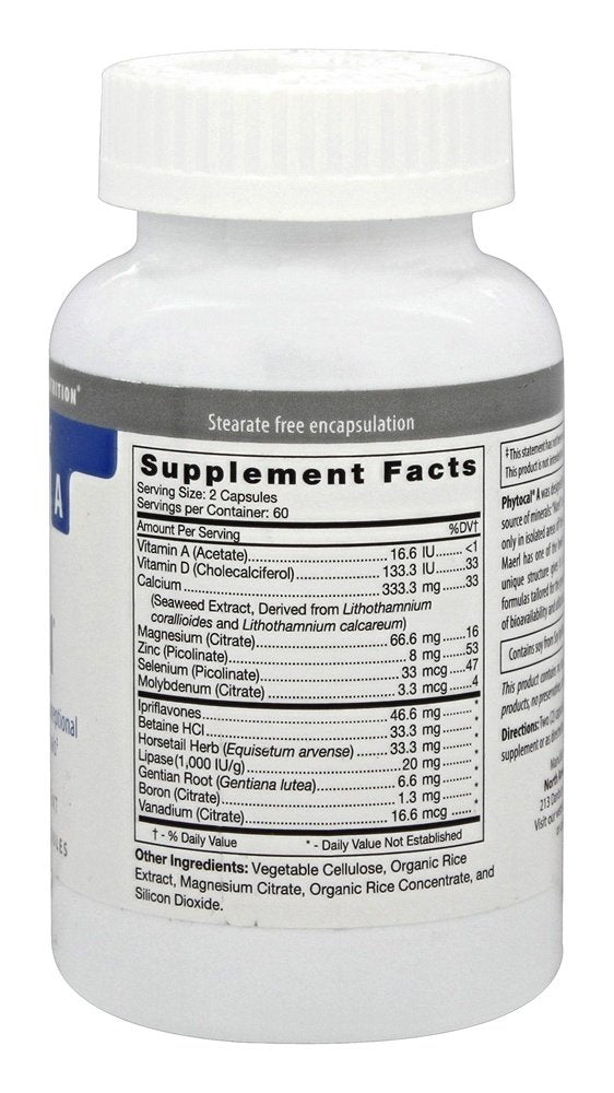 D'Adamo Personalized Nutrition Phytocal A 120 Capsules