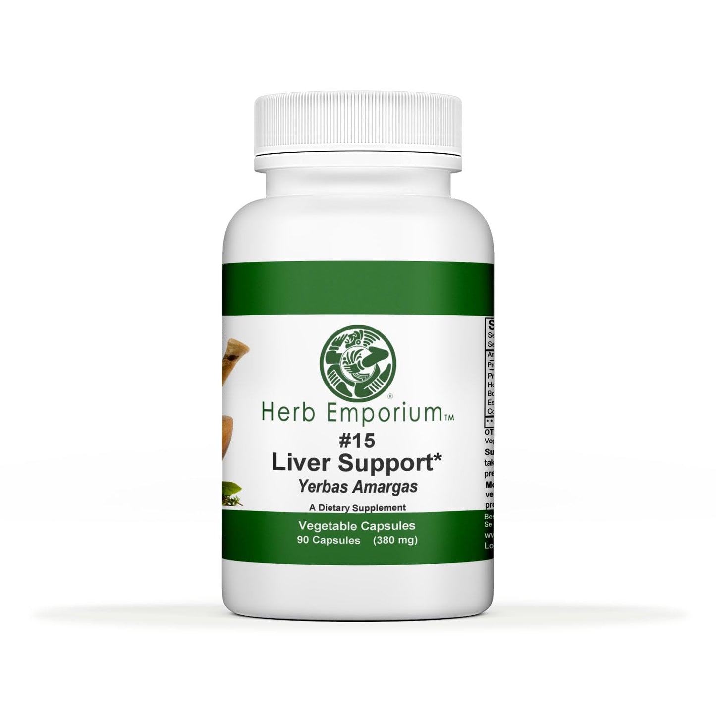 Herb Emporium Formula #15 Yerbas Amargas Liver Support 90 Capsules