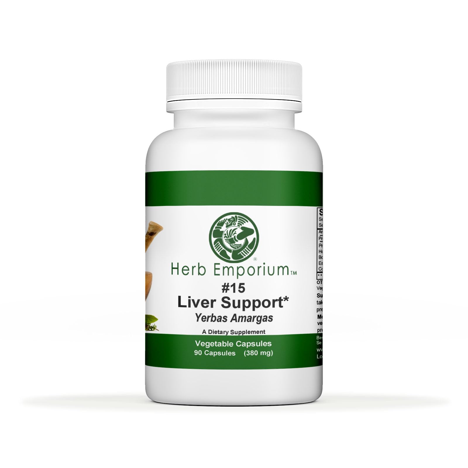 Herb Emporium Formula #15 Yerbas Amargas Liver Support 90 Capsules
