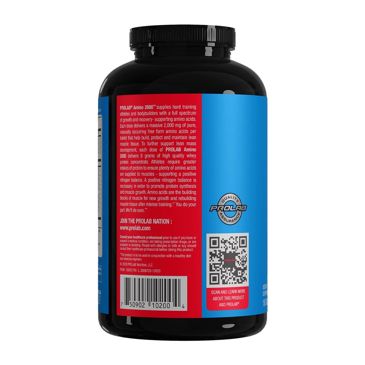 ProLab Amino 2000 Essential Amino Acids, BCAA Blend, 150 Tablets