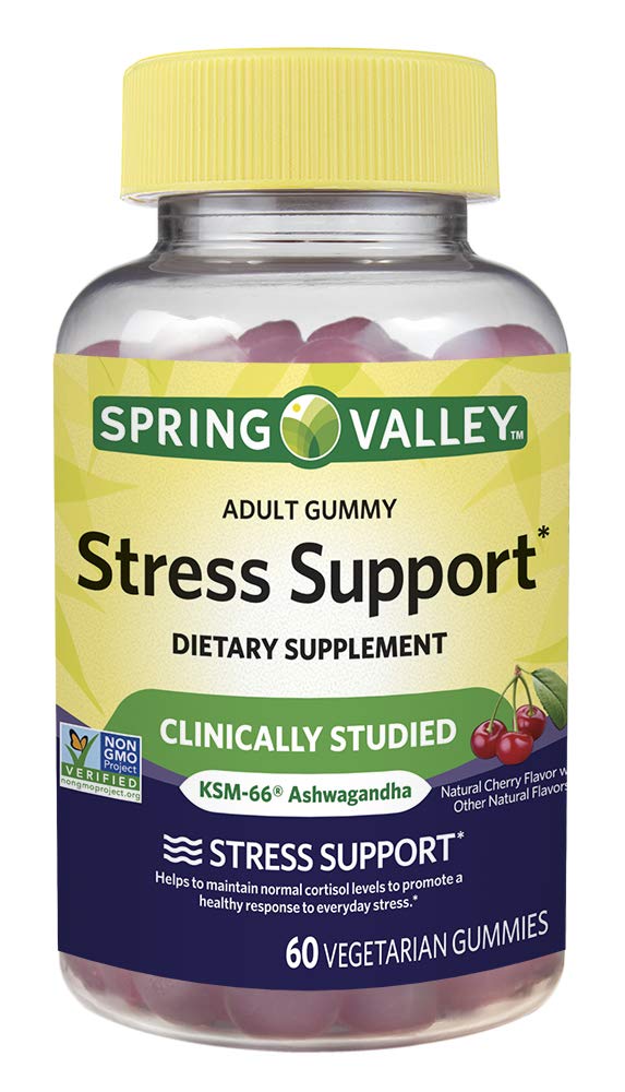 Spring Valley Adult Gummy Stress Support Gummies 60 Count