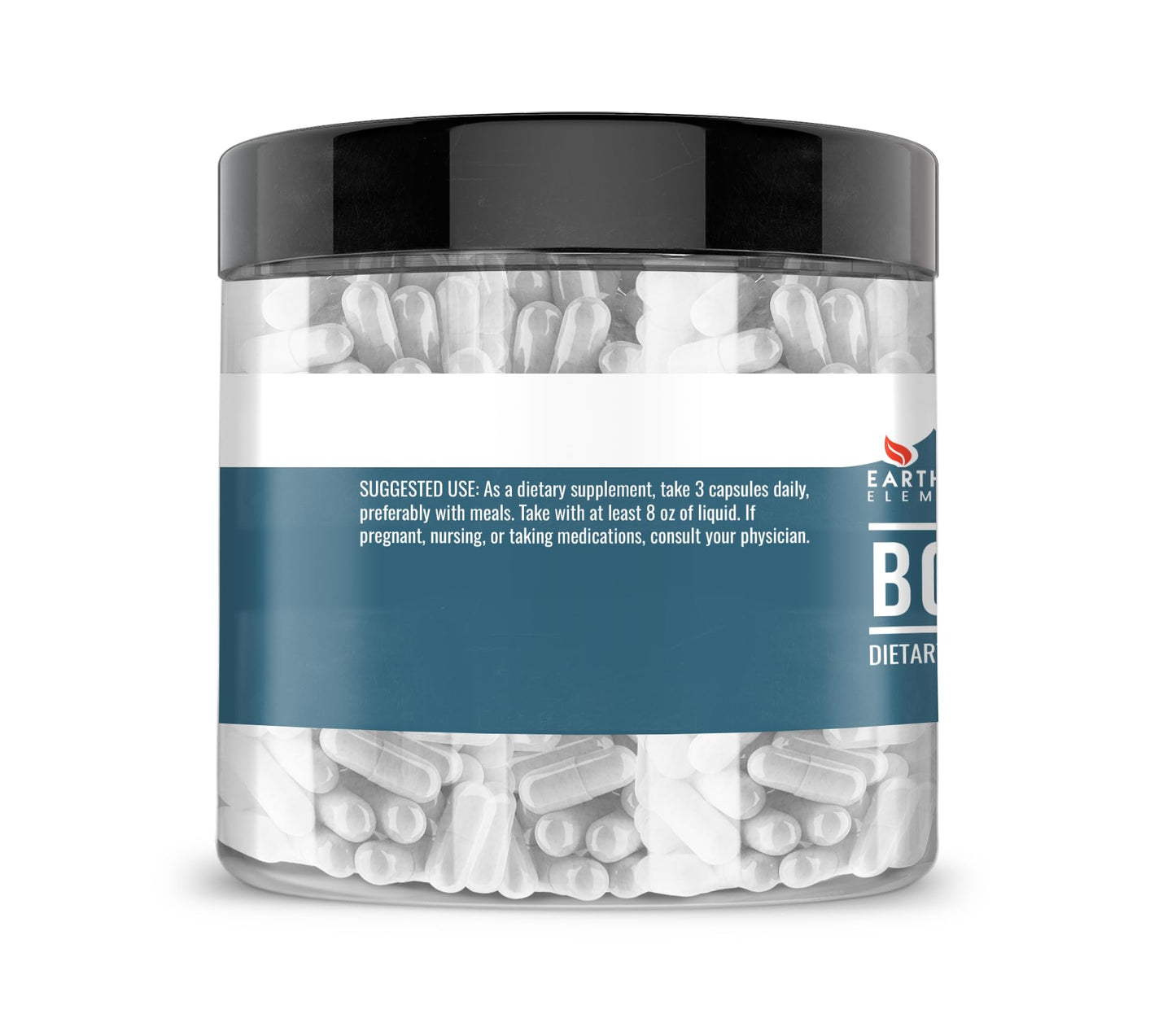 Earthborn Elements BCAA Capsules, 200 Capsules