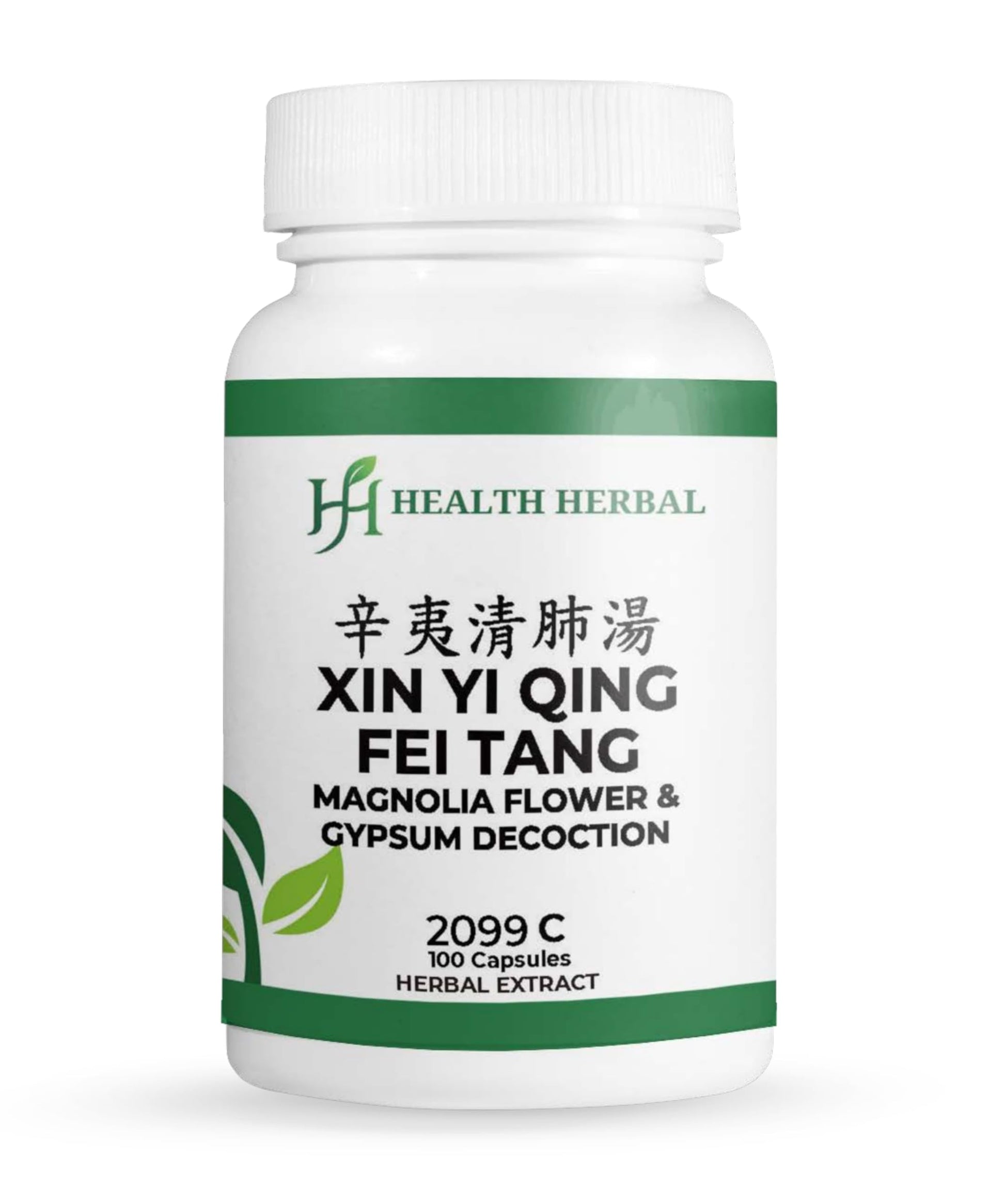 Health Herbal Xin Yi Qing Fei Tang/Magnolia Flower & Gypsum Decoction Capsules, 100