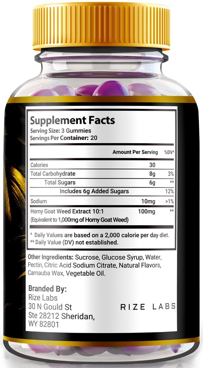 Rize Labs Truman Gummies 180 Gummies