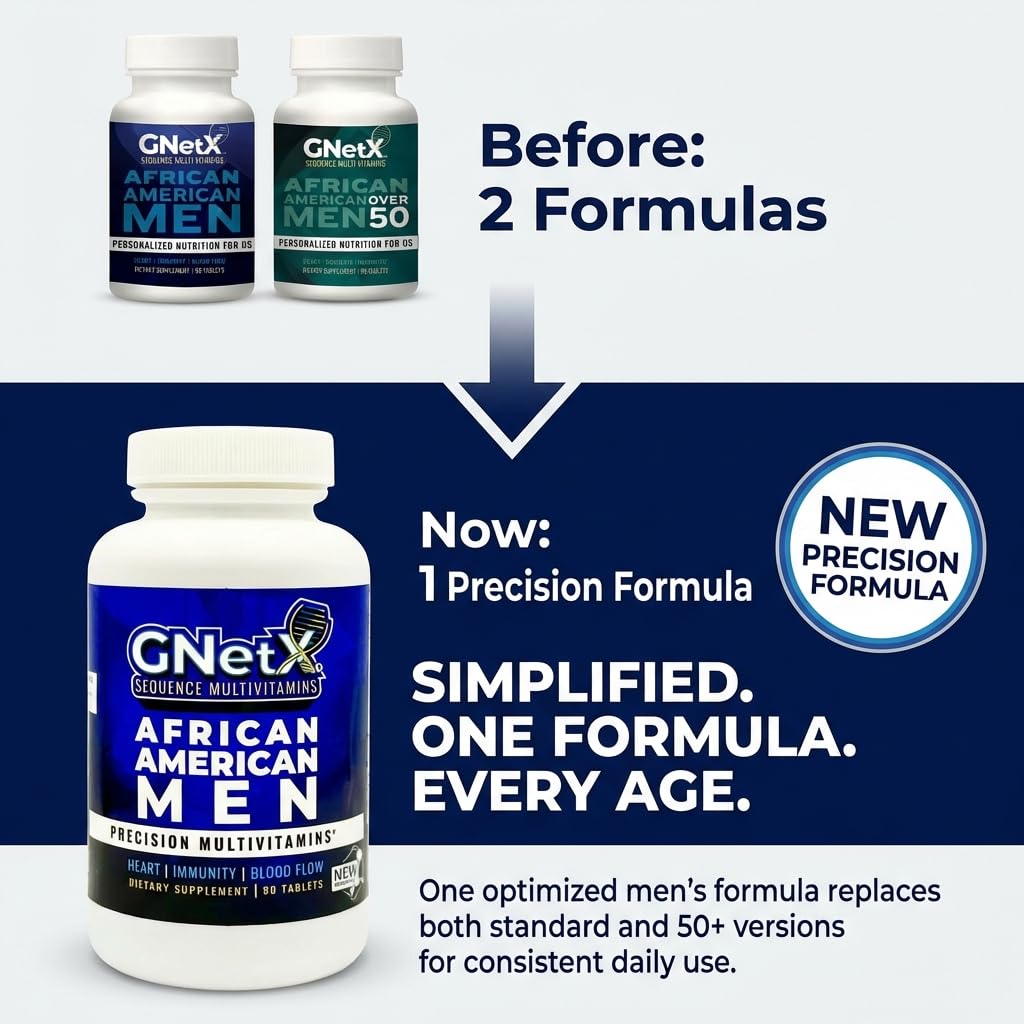 GNetX Sequence Multivitamins for African American Men Tablet, 90 Count