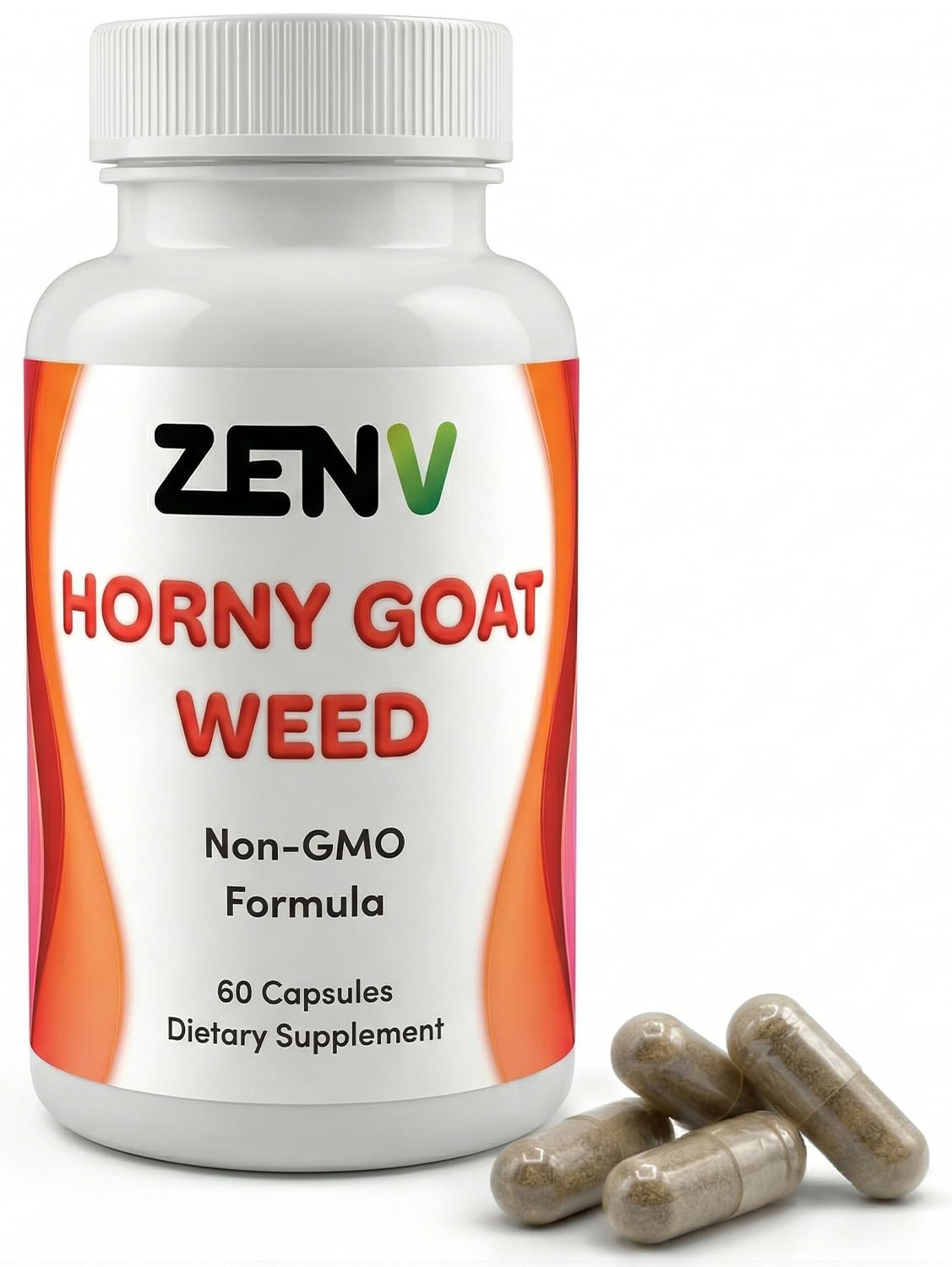 ZENV Horny Goat Weed with Maca Root & Tribulus Gummy, 60 Count